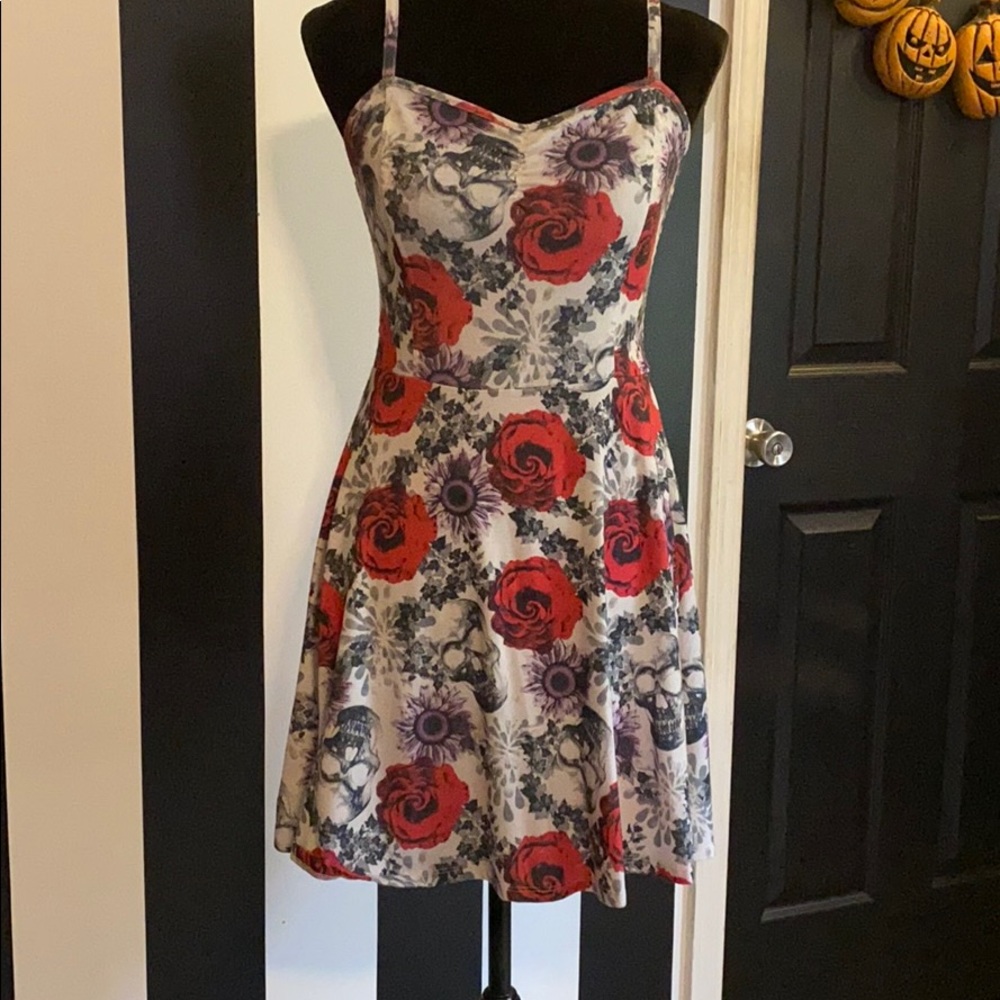 Skull and rose sundress